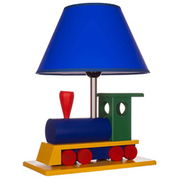 Lumes Kolorowa lampka dla dzieci na biurko lokomotywa