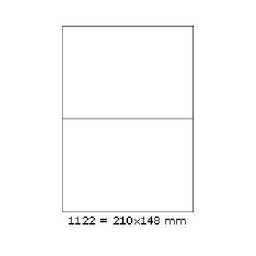Samoprzylepne etykiety 210 x 148 mm, 2 etykiety,