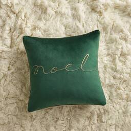 POSZEWKA ŚWIĄTECZNA NOEL - BUTELKOWA ZIELEŃ 45x45