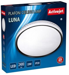 Activejet Nowoczesny plafon sufitowy LED LUNA 23W