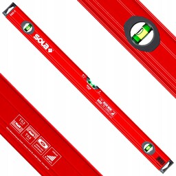 Sola Poziomnica Red 3 100cm aluminiowa 3 libelle