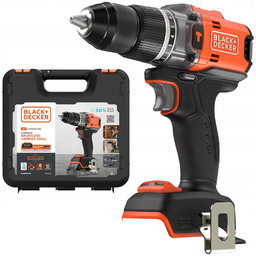 Wiertarko-Wkrętarka udarowa 18V 50Nm body kufer Black Decker
