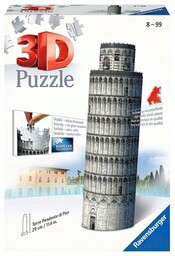 RAVENSBURGER Puzzle 3D Mini budowle Krzywa wieża