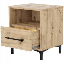 Szafka nocna stolik do sypialni dąb artisan mini