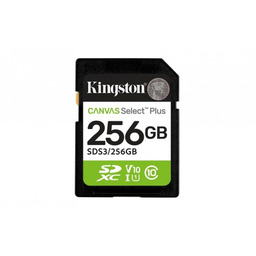 KINGSTON SDXC 256GB Canvas Select Plus Gen3 150MB/s