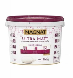 Farba lateksowa Magnat Ultra Matt biała 10l