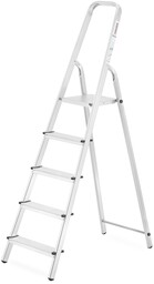 Drabina domowa aluminiowa jednostronna HIGHER 5-stopniowa - 2,97