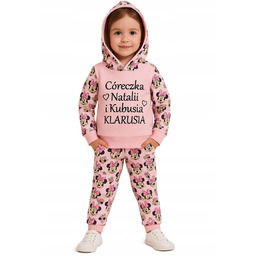 Myszka Miki Dres Komplet Dla Dziewczynki Spodnie Bluza