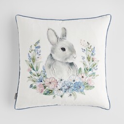 Poszewka dekoracyjna Pansileo 45x45 cm z motywem królika