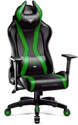 DIABLO CHAIRS Fotel X-Horn 2.0 (L) Czarno-zielony