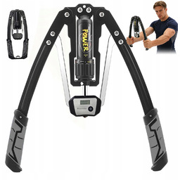 Twister Fitness Opor Regulowany 10-200KG Hydrauliczny Licznik Szary