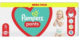 Pampers Pants Pieluchomajtki, Rozmiar 5, 12kg-17kg, 96 Szt.