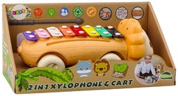Cymbałki Lew Na Kółkach Instrument Dla Dzieci Kolorowe