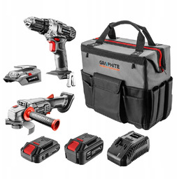 Graphite Zestaw Elektronarzędzi Energy+ 18V 2/4AH