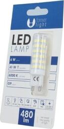 Żarówka LED G9 6W 230V 6000K 480lm TFO