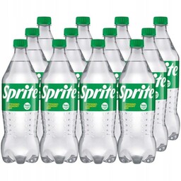 Sprite napój gazowany o smaku cytrynowym 850 ml