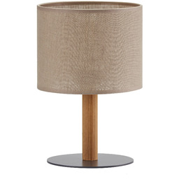 Lampka nocna drewniana antracytowa 33cm SA-COC06060 z serii