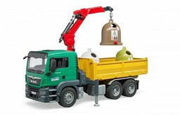 Bruder Ciężarówka MAN z 3 pojemnikami do recyklingu