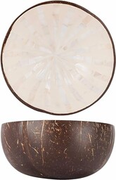 Miska orzechów kokosowych, mozaika brązowa, D14 cm