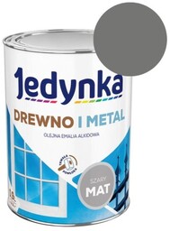 JEDYNKA Emalia Drewno i Metal szary mat 0,9L