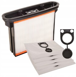 5x Worki Filtr do odkurzacza Bosch Gas 25