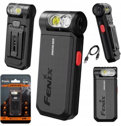 Latarka kątowa Fenix Led SW05R-RED czarna Dioda Biała/czerowna