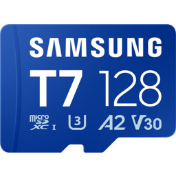 Karta pamięci SAMSUNG T7 microSDXC 128 GB Niebieski