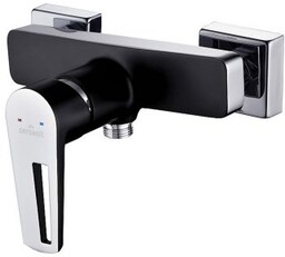 CERSANIT Bateria prysznicowa ścienna MILLE czarna S951-034