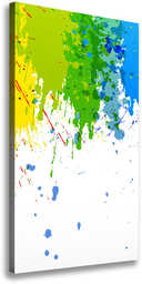 Foto obraz na płótnie pionowy Abstrakcyjna tęcza