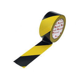 Taśma ostrzegawcza czarno-żółta 48mm 20m Titanum 445244