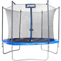 ENERO Trampolina ogrodowa 1078168 244 cm Czarno-niebieski
