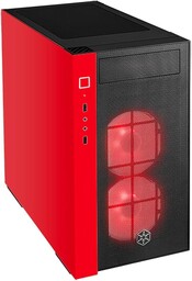SilverStone SST-RL08BR-RGB obudowa komputera gamingowego Red Line Mini