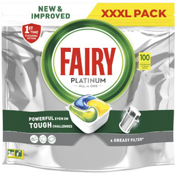 Fairy Platinum Cytryna Kapsułki do zmywarki All In