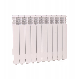 Grzejnik aluminiowy Hydroland 780 W biały boczne podłączenie