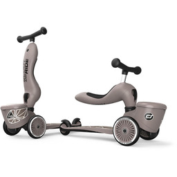 Scoot & Ride Highwaykick 1 Lifestyle 2w1 Brown
