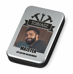 Narzędzia w etui zestaw z Twoim zdjęciem