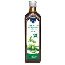 Soki Świata Sok z aloesu z miąższem, 500ml