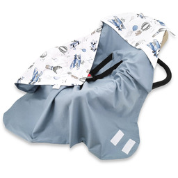 Otulak  kocyk 90 x 90 cm SAMOLOTY