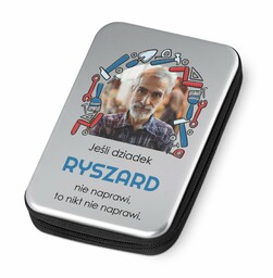 Narzędzia w etui zestaw z Twoim zdjęciem