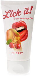 Lick it cherry 50 ml aromatyzowany żel