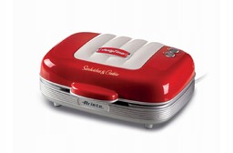 Opiekacz 3w1 Ariete sandwich & cookies 1972/00 czerwony