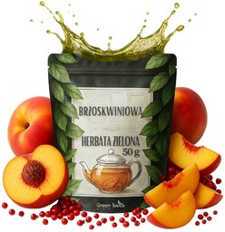 Brzoskwiniowa 50 g herbata zielona z brzoskwinią