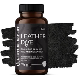 Farba do zamszu, nubuku, aniliny kolor czarny 75ml