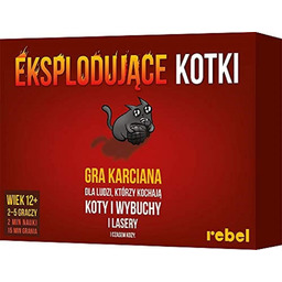 Eksplodujące kotki gra karciana imprezowa 2-5 graczy 12+