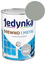 JEDYNKA Emalia Drewno i Metal popielaty mat 0,9L