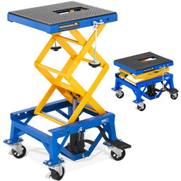 Podnośnik lewarek motocyklowy mobilny 35-87 cm 150 kg