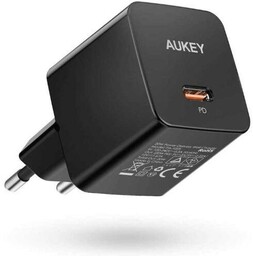Aukey PA-Y20S Black Mini ładowarka sieciowa 1xUSB-C 20W