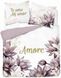 Pościel bawełniana w magnolie SJC-224