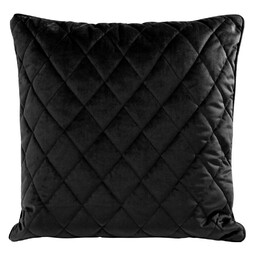 Eurofirany Poduszka dekoracyjna 50x50 Velvet 28 C czarna