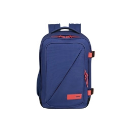 American Tourister Take2Cabin S Fioletowo-pomarańczowy Plecak na laptopa